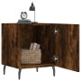 Mesitas noche 2 uds madera ingeniería roble ahumado 40x40x50 cm de vidaXL, Mesitas de noche - Ref: Foro24-827607, Precio: 53,...