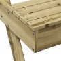Mesa de pícnic madera pino impregnada 105x134x75 cm en Mesas de jardín | Comprar online en Foru.es