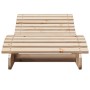 Tumbonas de madera maciza de pino 2 unidades 205x60x31,5 cm en Tumbonas | Comprar online en Foru.es