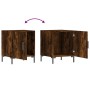 Mesitas noche 2 uds madera ingeniería roble ahumado 40x40x50 cm de vidaXL, Mesitas de noche - Ref: Foro24-827575, Precio: 51,...