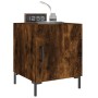 Mesitas noche 2 uds madera ingeniería roble ahumado 40x40x50 cm de vidaXL, Mesitas de noche - Ref: Foro24-827575, Precio: 51,...