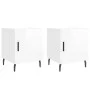 Nightstands 2 pcs glossy white engineered wood 40x40x50 cm by vidaXL, Nightstands - Ref: Foro24-827601, Price: 56,05 €, Disco...