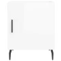 Nightstands 2 pcs glossy white engineered wood 40x40x50 cm by vidaXL, Nightstands - Ref: Foro24-827601, Price: 56,05 €, Disco...