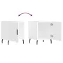 Nightstands 2 pcs glossy white engineered wood 40x40x50 cm by vidaXL, Nightstands - Ref: Foro24-827601, Price: 56,05 €, Disco...