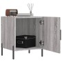 Mesitas noche 2 uds madera ingeniería gris Sonoma 40x40x50 cm de vidaXL, Mesitas de noche - Ref: Foro24-827593, Precio: 58,14...