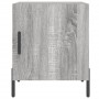 Mesitas noche 2 uds madera ingeniería gris Sonoma 40x40x50 cm de vidaXL, Mesitas de noche - Ref: Foro24-827593, Precio: 58,14...