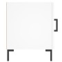 Mesitas de noche 2 uds madera de ingeniería blanco 40x40x50 cm de vidaXL, Mesitas de noche - Ref: Foro24-827565, Precio: 54,2...