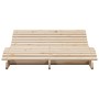 Tumbona de madera maciza de pino 205x110x31,5 cm en Tumbonas | Comprar online en Foru.es