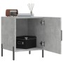 Mesita de noche madera de ingeniería gris hormigón 40x40x50 cm de vidaXL, Mesitas de noche - Ref: Foro24-827588, Precio: 36,1...