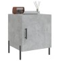 Mesita de noche madera de ingeniería gris hormigón 40x40x50 cm de vidaXL, Mesitas de noche - Ref: Foro24-827588, Precio: 36,1...