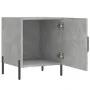 Concrete gray engineered wood bedside table 40x40x50 cm by vidaXL, Nightstands - Ref: Foro24-827588, Price: 35,76 €, Discount: %