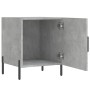Mesita de noche madera de ingeniería gris hormigón 40x40x50 cm de vidaXL, Mesitas de noche - Ref: Foro24-827588, Precio: 36,1...