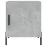 Concrete gray engineered wood bedside table 40x40x50 cm by vidaXL, Nightstands - Ref: Foro24-827588, Price: 35,76 €, Discount: %