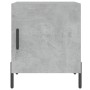 Mesita de noche madera de ingeniería gris hormigón 40x40x50 cm de vidaXL, Mesitas de noche - Ref: Foro24-827588, Precio: 36,1...