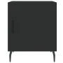 Black engineered wood nightstand 40x40x50 cm by vidaXL, Nightstands - Ref: Foro24-827598, Price: 37,86 €, Discount: %