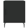 Mesita de noche madera de ingeniería negro 40x40x50 cm de vidaXL, Mesitas de noche - Ref: Foro24-827598, Precio: 38,26 €, Des...