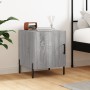 Mesita de noche madera de ingeniería gris Sonoma 40x40x50 cm de vidaXL, Mesitas de noche - Ref: Foro24-827592, Precio: 33,48 ...