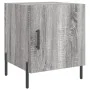 Sonoma gray engineered wood bedside table 40x40x50 cm by vidaXL, Nightstands - Ref: Foro24-827592, Price: 33,19 €, Discount: %