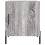 Sonoma gray engineered wood bedside table 40x40x50 cm by vidaXL, Nightstands - Ref: Foro24-827592, Price: 33,19 €, Discount: %