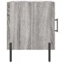 Sonoma gray engineered wood bedside table 40x40x50 cm by vidaXL, Nightstands - Ref: Foro24-827592, Price: 33,19 €, Discount: %