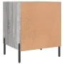Sonoma gray engineered wood bedside table 40x40x50 cm by vidaXL, Nightstands - Ref: Foro24-827592, Price: 33,19 €, Discount: %
