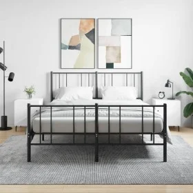 Nachttische 2 Stk. Holzwerkstoff weiß 40x40x50 cm von vidaXL, Nachttische - Ref: Foro24-827597, Preis: 55,22 €, Rabatt: %