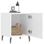 Mesitas de noche 2 uds madera de ingeniería blanco 40x40x50 cm de vidaXL, Mesitas de noche - Ref: Foro24-827597, Precio: 55,2...