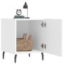 Mesitas de noche 2 uds madera de ingeniería blanco 40x40x50 cm de vidaXL, Mesitas de noche - Ref: Foro24-827597, Precio: 55,7...