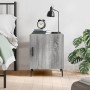 Mesita de noche madera de ingeniería gris Sonoma 40x40x50 cm de vidaXL, Mesitas de noche - Ref: Foro24-827608, Precio: 32,48 ...