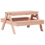 Mesa de pícnic para niños madera maciza Douglas 88x97x52 cm en Mesas de jardín | Comprar online en Foru.es