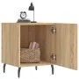 Nightstands 2 pcs engineered wood Sonoma oak 40x40x50 cm by vidaXL, Nightstands - Ref: Foro24-827603, Price: 53,43 €, Discoun...