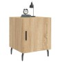 Mesitas noche 2 uds madera ingeniería roble Sonoma 40x40x50 cm de vidaXL, Mesitas de noche - Ref: Foro24-827603, Precio: 53,9...