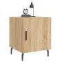 Nightstands 2 pcs engineered wood Sonoma oak 40x40x50 cm by vidaXL, Nightstands - Ref: Foro24-827603, Price: 53,43 €, Discoun...
