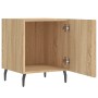 Mesitas noche 2 uds madera ingeniería roble Sonoma 40x40x50 cm de vidaXL, Mesitas de noche - Ref: Foro24-827603, Precio: 53,9...