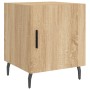 Mesitas noche 2 uds madera ingeniería roble Sonoma 40x40x50 cm de vidaXL, Mesitas de noche - Ref: Foro24-827603, Precio: 53,9...