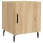 Nightstands 2 pcs engineered wood Sonoma oak 40x40x50 cm by vidaXL, Nightstands - Ref: Foro24-827603, Price: 53,43 €, Discoun...