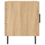 Mesitas noche 2 uds madera ingeniería roble Sonoma 40x40x50 cm de vidaXL, Mesitas de noche - Ref: Foro24-827603, Precio: 53,9...