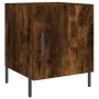 Smoked oak engineered wood bedside table 40x40x50 cm by vidaXL, Nightstands - Ref: Foro24-827590, Price: 32,19 €, Discount: %