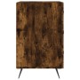 Mesita de noche madera de ingeniería roble ahumado 40x40x66 cm de vidaXL, Mesitas de noche - Ref: Foro24-827633, Precio: 49,1...