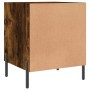 Mesita de noche madera de ingeniería roble ahumado 40x40x50 cm de vidaXL, Mesitas de noche - Ref: Foro24-827590, Precio: 32,4...