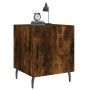 Mesita de noche madera de ingeniería roble ahumado 40x40x50 cm de vidaXL, Mesitas de noche - Ref: Foro24-827606, Precio: 31,6...
