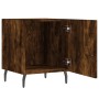 Mesita de noche madera de ingeniería roble ahumado 40x40x50 cm de vidaXL, Mesitas de noche - Ref: Foro24-827606, Precio: 31,6...