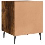Mesita de noche madera de ingeniería roble ahumado 40x40x50 cm de vidaXL, Mesitas de noche - Ref: Foro24-827606, Precio: 31,6...