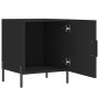 Mesitas de noche 2 uds madera de ingeniería negro 40x40x50 cm de vidaXL, Mesitas de noche - Ref: Foro24-827583, Precio: 58,47...