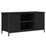 Mueble para TV madera contrachapada negro 100x40x50 cm en Muebles TV | Comprar online en Foru.es