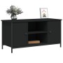 Mueble para TV madera contrachapada negro 100x40x50 cm en Muebles TV | Comprar online en Foru.es