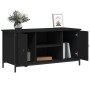 Mueble para TV madera contrachapada negro 100x40x50 cm en Muebles TV | Comprar online en Foru.es