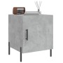 Mesitas noche 2 uds madera ingeniería gris hormigón 40x40x50 cm de vidaXL, Mesitas de noche - Ref: Foro24-827589, Precio: 62,...