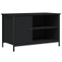 Mueble para TV madera contrachapada negro 80x40x50 cm en Muebles TV | Comprar online en Foru.es