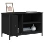 Mueble para TV madera contrachapada negro 80x40x50 cm en Muebles TV | Comprar online en Foru.es